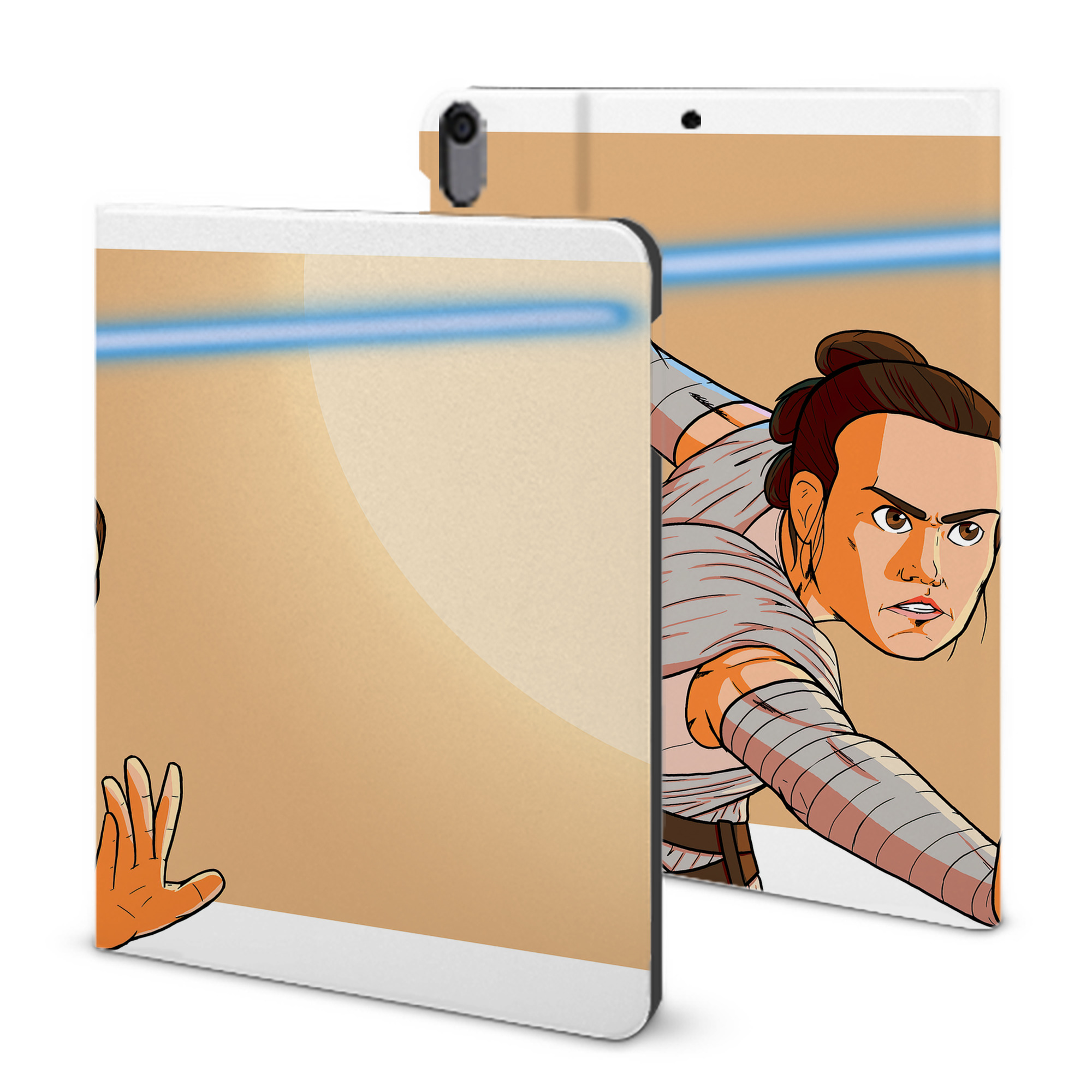 （画像用） スター・ウォーズ Star Wars IPad ケース ブック型 PUレザー TPU 耐衝撃 軽量 薄型 ペン収納なし 全面保護 IPad 各モデル対応
